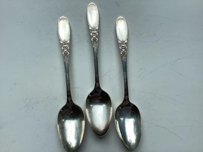 3 столовые ложки - Wm Rogers бордовые / шампанское - Изображение 1 из 3