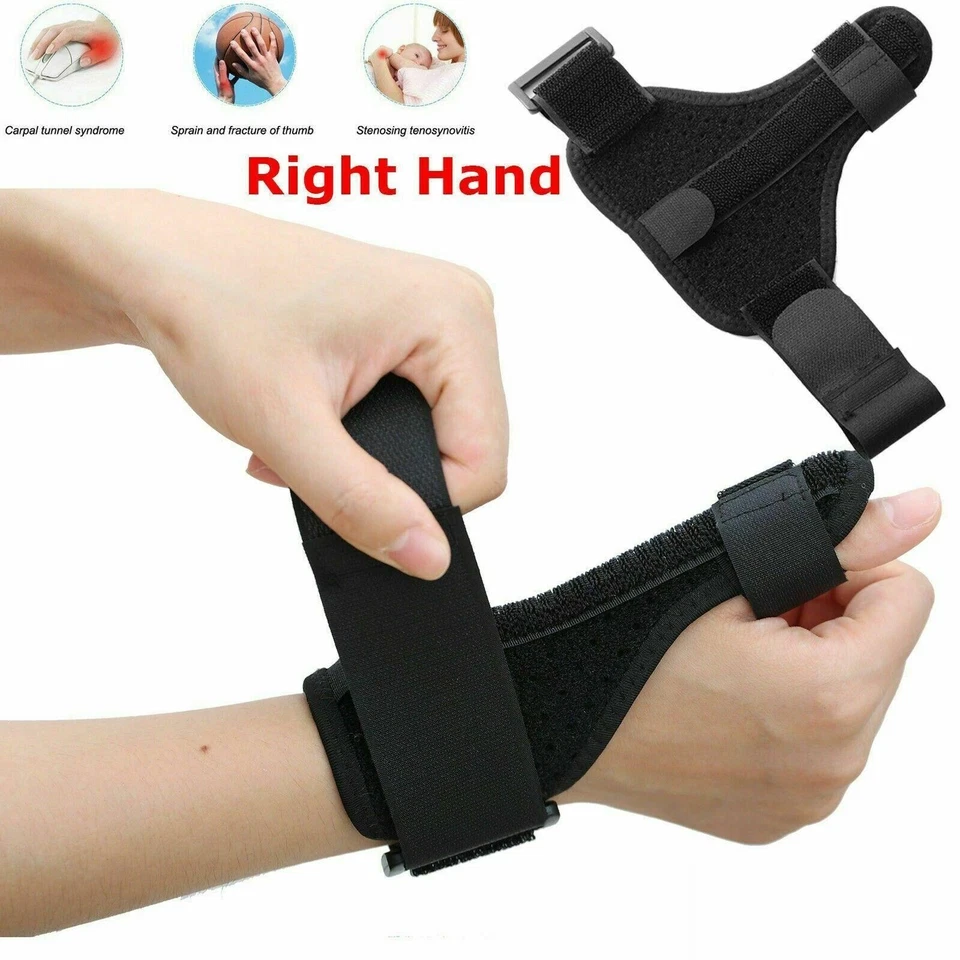 EBG Thumb Spica Support Strap Brace De Quervains Splint Tendonitis Sprain Arthritis