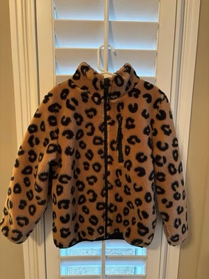 Vellón estampado animal H&M para niñas, nuevo con etiquetas, talla 6x-7 Foto 1 de 4