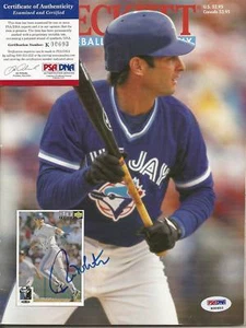 Paul Molitor HOF 1994 Beckett Magazine Signed PSA/DNA COA - Picture 1 of 1