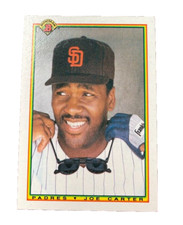 1990 TOPPS BOWMAN Card # 220 Joe Carter - San Diego Padres