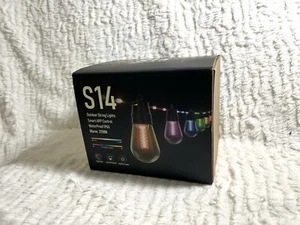 S14 IP65 46ft Smart App. Controlled Outdoor String Lights Water Proof - Picture 1 of 8
