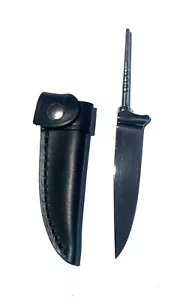 Stilett Messer Klinge für Nicker inkl Messerscheide aus Leder - Bild 1 von 7