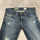 AG Adriano Goldschmied Jeans Womens 24R The Tomboy Relaxed Straight Distressed 