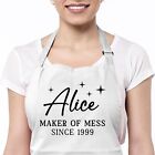 Maker of Mess Apron - Humorous Kitchen Gift - Sister Daughter
