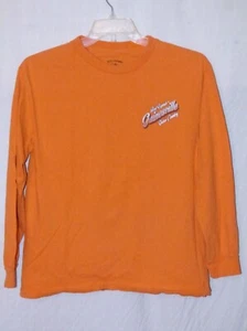 Camiseta de algodón manga larga naranja M Reel Legends Gainesville para hombre - Imagen 1 de 6