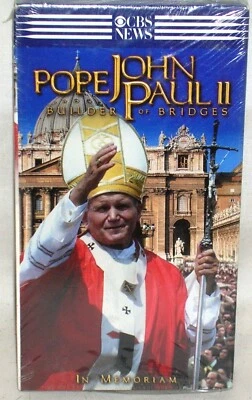 2005 VHS Video, Pope John Paul II, Builder of Bridges  Catholic  SEALED - Image 1 of 2