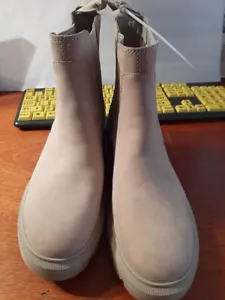 NEU! Timberland Cortina Valley Leder Chelsea Boot Creme Größe 6 - Bild 1 von 6