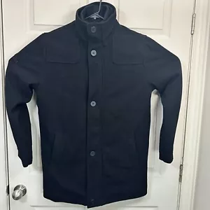 Stormtech Men Performance Jacket Large Black - Full Zip Buttons Wool polyester - Picture 1 of 12