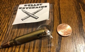 NEW BULLET KEYCHAIN. AWESOME GIFT IDEA. NICE DETAIL. MADE FROM A REAL BULLET - Picture 1 of 4