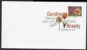 US 5561 Garden Beauty Pink & White Asiatic Lily DCP FDC 2021 - Picture 1 of 1
