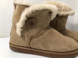 EMU Australia Women's Melba Boot Tan  W8  EUR 39 BUTTON  - Picture 1 of 9