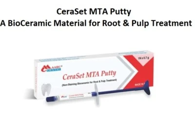 MAARC Dental CeraSet MTA Putty Non Staining BioCeramic for Root & Pulp Treatment 0.7gm