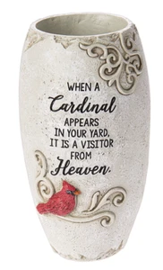 Ganz Cardinal Memorial Vase - Picture 1 of 2