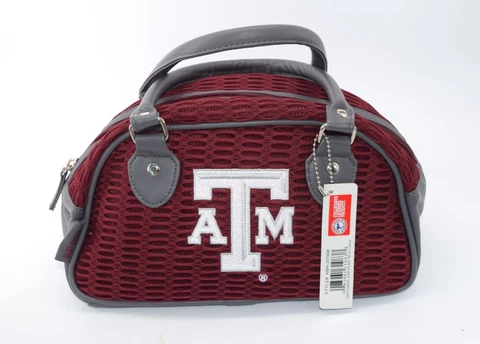 Texas A &M Aggies Mesh/Leather Clutch Purse Official Licensed Product NWT Cover