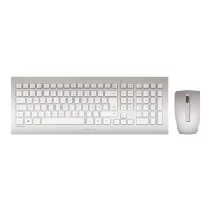 Cherry DW 8000 kabelloses Tastatur-und-Maus-Set weiß/silber - Bild 1 von 5