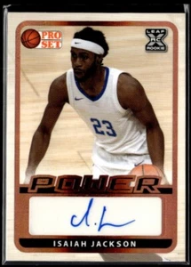 2021-22 Leaf Pro Set Power #BA-IJ1 Isaiah Jackson RC BK01R01F - Picture 1 of 2