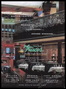 Del Frisco's New York Restaurant 2000s Print Advertisement Ad 2005 - Picture 1 of 1