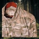 L L Bean Jacket Mens Size L Large Camoflauge Rip Stop Fabric Slightly Fitted