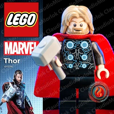 ⭐ LEGO Thor Minifigure sh1014 Marvel Avengers 76313 Super Heroes Infinity Saga - Immagine 1 di 4