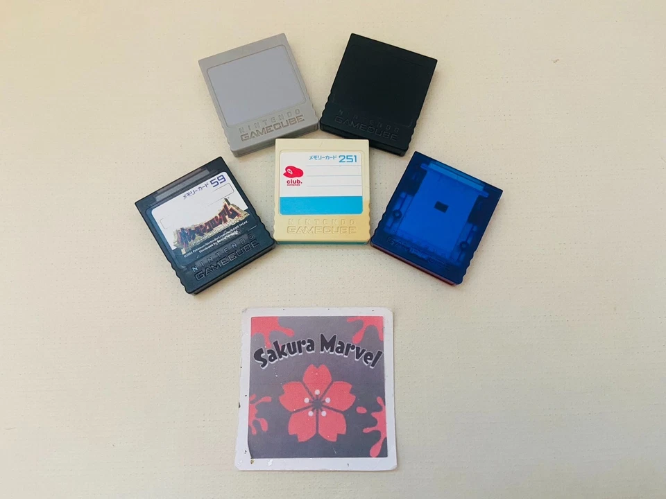 Official Nintendo Gamecube Memory Card 59 251 Block DOL-008 014 Japan Tested JP - Image 1 of 1