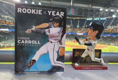 Corbin Carroll 2024 Diamondbacks ROOKIE of the YEAR Bobblehead SGA - Image 1 of 3