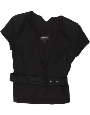 Blusa Top PATRIZIA PEPE Mujer Firenze IT 40 Pequeña Algodón Negro DH29 Foto 1 de 3