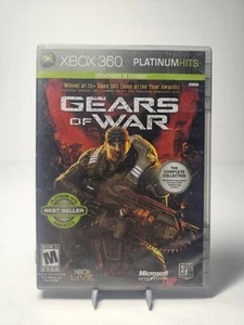 Gears of War Platinum Hits CIB (Xbox 360 2006) Completo Autentico Testato Vintage - Foto 1 di 4