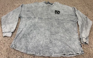 Camiseta Walt Disney World Parks Spirit Manga Larga Denim Azul/Gris Adulto XL - Imagen 1 de 3