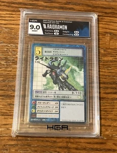 Raidramon St-355 Digimon Card Game 2001 Bandai TCG Japanese Graded 9.0 HGA - Picture 1 of 4