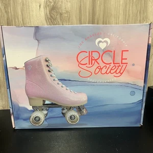 Pattini a rotelle Circle Society bellissimi rosa taglia 7 adulti donna NUOVI - Foto 1 di 7