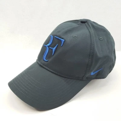 Gorra Roger Federer con correa trasera para hombre negra azul tenis Nike RF Dri Fit Legacy91 Foto 1 de 4