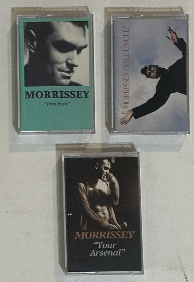 Morrissey Cassette Tape Lot (3 Tapes) Viva Hate / Kill Uncle / Your Arsenal - Image 1 of 3