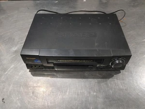 SHARP 4-Head Hi-Fi Stereo VCR VC-H988U Black Tested Working - Fair - Picture 1 of 7