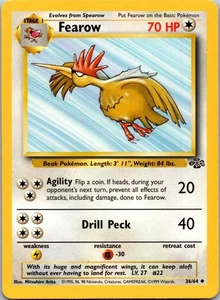 Fearow Uncommon Jungle 36/64 MP - Picture 1 of 2