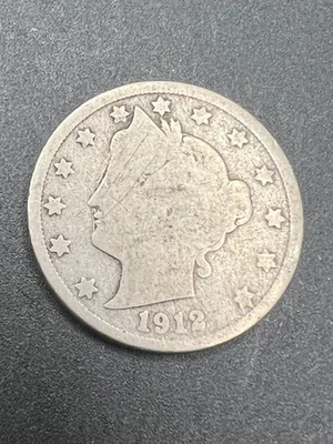 Liberty V Nickel-1912-D, full date - Image 1 of 3