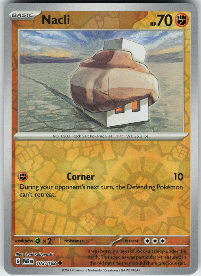 PO-01 Reverse Holo Nacli 102/182 Common SV04: Paradox Rift - Image 1 of 1