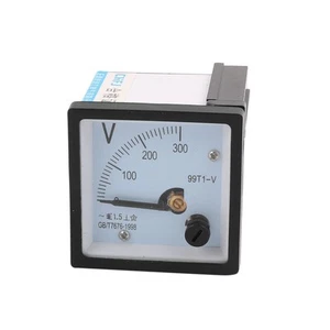 99T1 Classe 1.5 Accuratezza Ac 0-300 V Pannello Analogico Metro Voltmetro - Foto 1 di 2