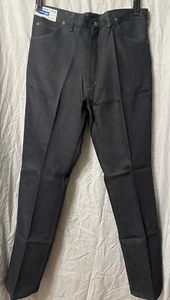 Wrangler Jeans Größe 36 x 34 Brandneu Neu mit Etikett NOS Herren Schwarz Vintage Denim - Bild 1 von 10