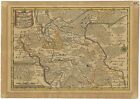 Antique Map of the Region of Groenhain by Schreiber (1749)