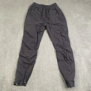 REI CO-OP Black Nylon RAIN PANTS Outdoor Hike Trail Windbreaker  YOUTH M 10/12 - Picture 1 of 9