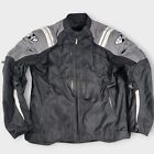 Joe Rocket Men’s Padded Motorcycle Jacket Large Black Grey