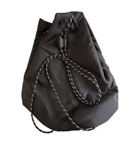 PINK Drawstring Bag - Black (New With Tags) - Picture 1 of 1