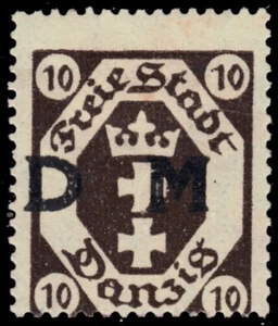 DANZIG O2 - Coat of Arms "Official Postage" (pb49209) - Picture 1 of 1