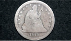 1840 O SEATED LIBERTY QUARTER DOLLAR    WITH DRAPERY    ONLY 43K MINTED
