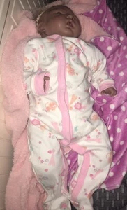 Reborn Baby Girl Doll Toy - Sheila MiCHAEL "GiRAFFE" GHSP MICRO ROOTED Hair - Picture 1 of 4