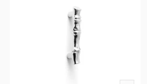 Michael Aram Cabinet/Drawer Pull 3” Silver Bamboo Set of 6 Pulls Part 211358 - Picture 1 of 3