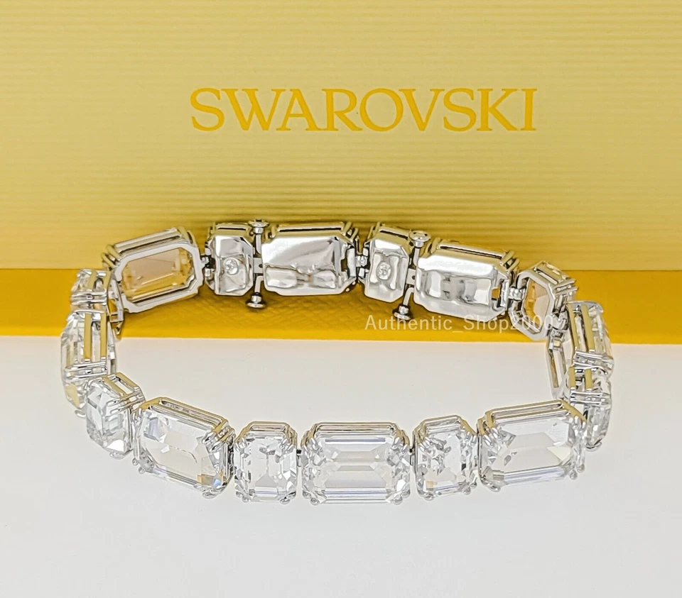 Swarovski Millenia Tennis bracelet Octagon cut White Rhodium plated 5705770