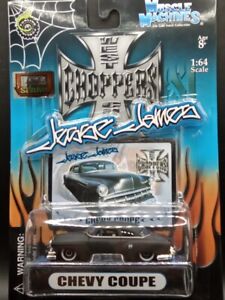 Muscle Machines Jesse James West Coast Choppers Satin Green Chevy Coupe 1:64 