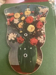 Vintage Handfächer Bopps Blumenladen - Bild 1 von 3